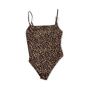Leopard Print Women's Bodysuit